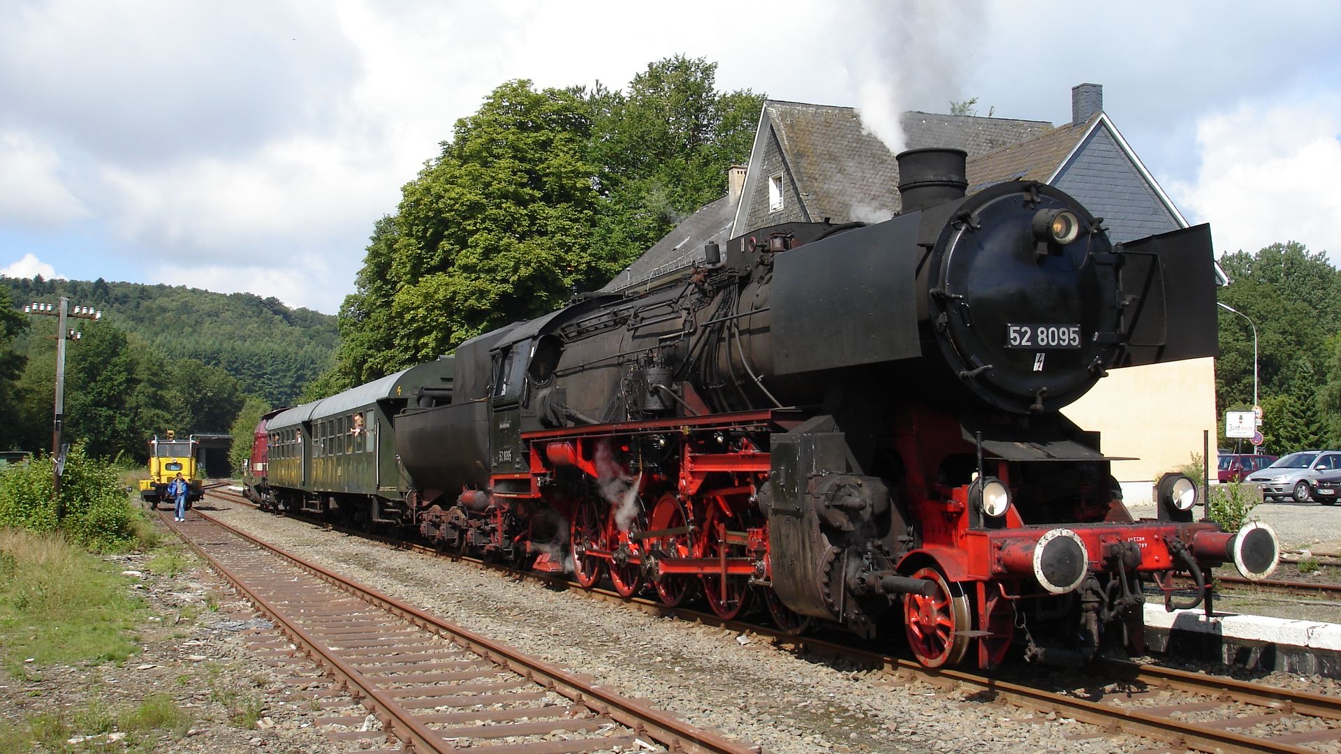 Alte Eisenbahn des Eisenbahnmuseum