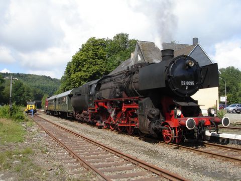 Alte Eisenbahn des Eisenbahnmuseum