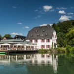 Restaurant Malteser Komturei mit Biergarten am Teich gelegen